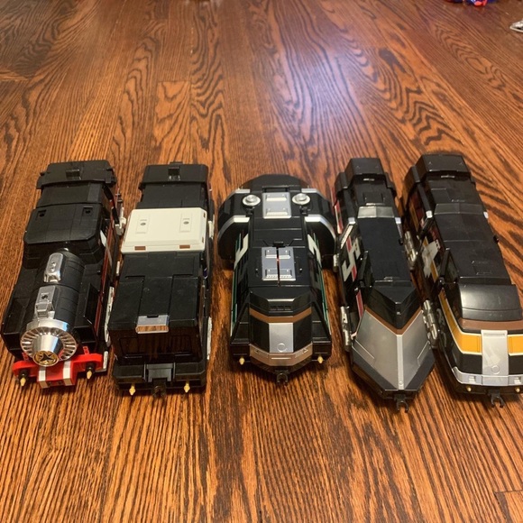 SUPERTRAIN TRANSFORMING MEGAZORD Vintage 1999 Power Rangers Lightspeed